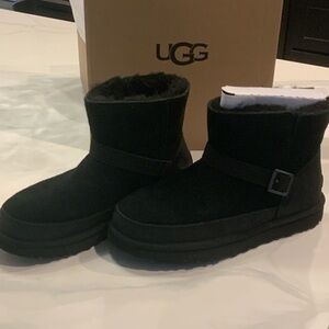UGG Classic Black Suede Boots